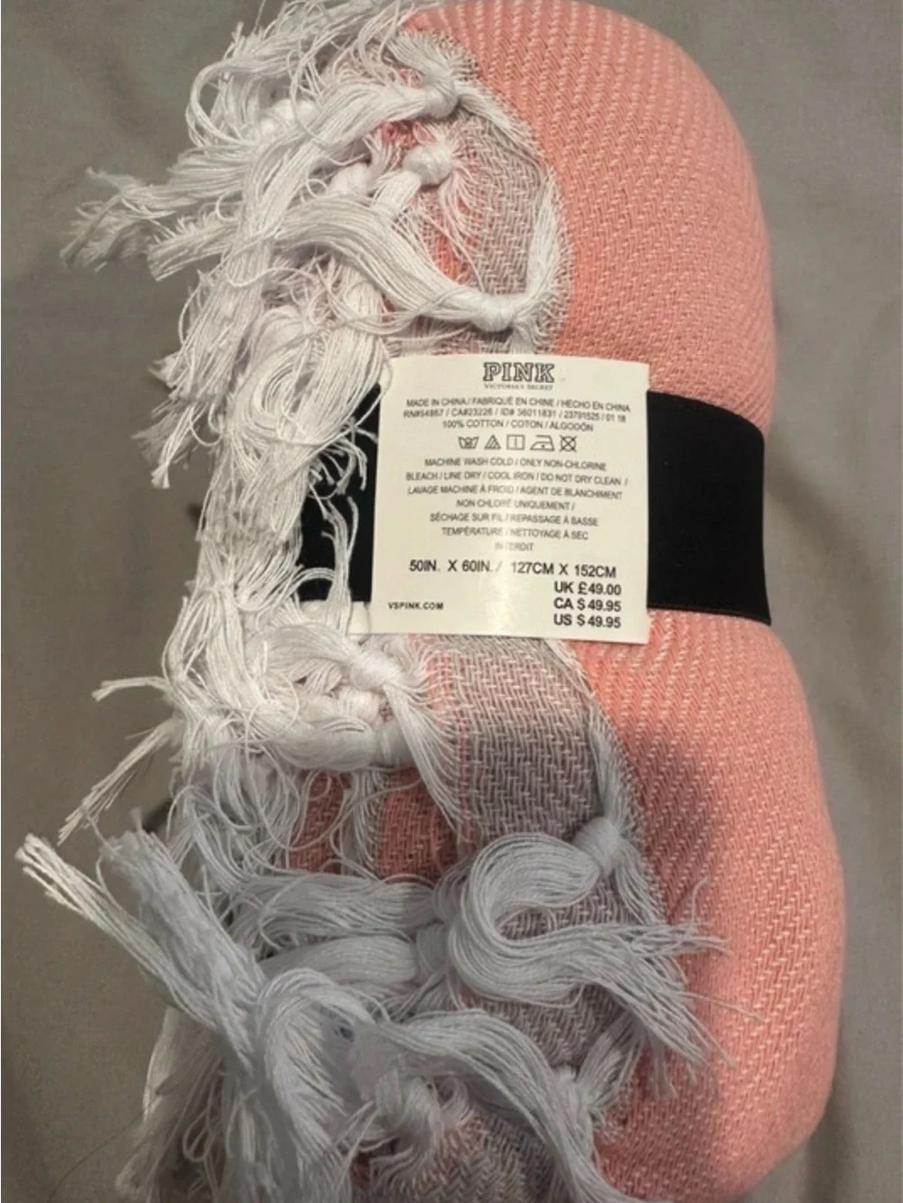 PINK Victoria's Secret Beach Blanket - Pink